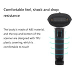 Deli 14951W Barcode Scanner One-Dimensional Code Scanner