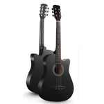 Folk Acoustic Guitar Beginner Training And Teaching Stringed Instruments, 41 Inch (Black), 41 Inch (Sunset Yellow)