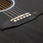 Folk Acoustic Guitar Beginner Training And Teaching Stringed Instruments, 41 Inch (Black), 41 Inch (Sunset Yellow)