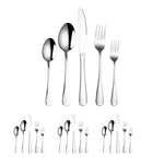20 in 1 Stainless Steel Cutlery Steak Cutlery Set, True Color, Golden, Rose Gold, Colorful, Black