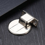 Zinc Alloy Non-Perforated Suction Silent Strong Magnetic Door Stopper, Red Ancient, Brushed Steel, Black, White, Yellow, Bright Gold, Bronze
