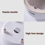 Mini Desktop Trash Can Simple Press Grunge Storage Bucket Student Dormitory Bedside Cabinet Round Trash Cartridge, Round Trash Cartridge