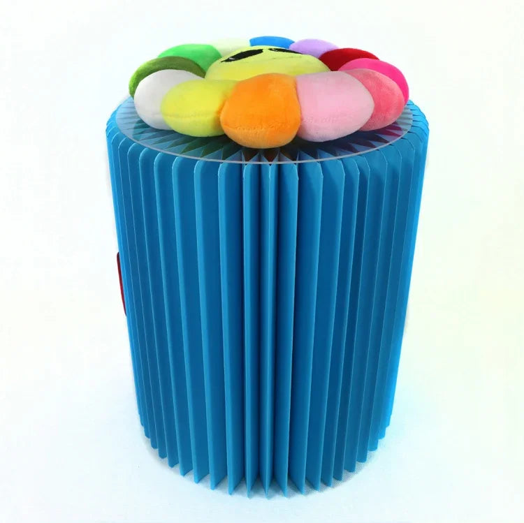 SH-236 Short Folding Paper Stool Household Multifunctional Convenient Stool, Brown, White, Red, Black, Pink, Purple, Green, Blue, Yellow, Orange