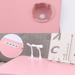 USB Folding Computer Desk With Fan & Lamp, Size: 60x40x28cm, Cool Black, Teenage Pink, Sky Blue, White Maple, Walnut, Eye Grotection Green