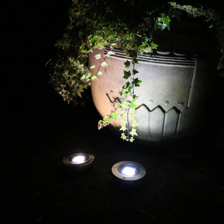 Outdoor Solar Buried Light Household Garden Grass Ground Waterproof Lamp, White Light, Warm Light