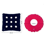 Anti-Decubitus Inflatable Cushion Pregnant Women Elderly Health Care Cushion,Style: Square Blue, Square Blue