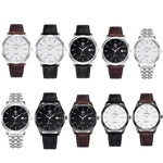 YAZOLE 308 Luminous Quartz Watch Men Watch, White Tray Brown Belt, White Tray Black Belt, Black Tray Black Belt, Black Tray Brown Belt, White Tray Silver Steel Strip, Black Tray Silver Steel Strip, Black Shell Black Tray Black Belt                     ...