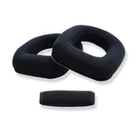 2 PCS Gaming Headset Sponge Protective Case, Flannel Earmuffs for Logitech A10, Head Beam for Logitech A10, Flannel Earmuffs for Logitech A40, Flannel Earmuffs for Logitech A50, Flannel Head Beam  for Logitech A50                                       ...