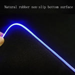 F-01 Rubber Thermal Transfer RGB Luminous Non-Slip Mouse Pad, 350x900x3mm, 350x900x4mm, 400x900x3mm, 400x900x4mm