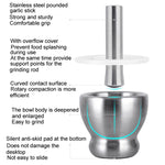 Kitchen 304 Stainless Steel Garlic Masher Spice Bean Nut Grinder, Straight Shape, Waist Shape, Drum Shape, Big Bowl Shape, Large Drum Shape