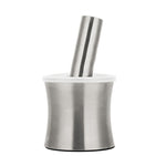 Kitchen 304 Stainless Steel Garlic Masher Spice Bean Nut Grinder, Straight Shape, Waist Shape, Drum Shape, Big Bowl Shape, Large Drum Shape