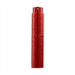 2 PCS Embossed Rotating Perfume Bottle Metal Discharge Bottle Sterilizing Alcohol Spray Bottle, 10ml
