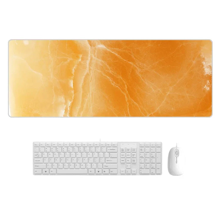 Marbling Wear-Resistant Rubber Mouse Pad, 300x800x4mm, 400x900x2mm, 400x900x3mm