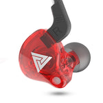QKZ AK6 2 PCS  In-Ear 3.5mm Wired Subwoofer Sports Earphones, 2 PCS, 2 Pair