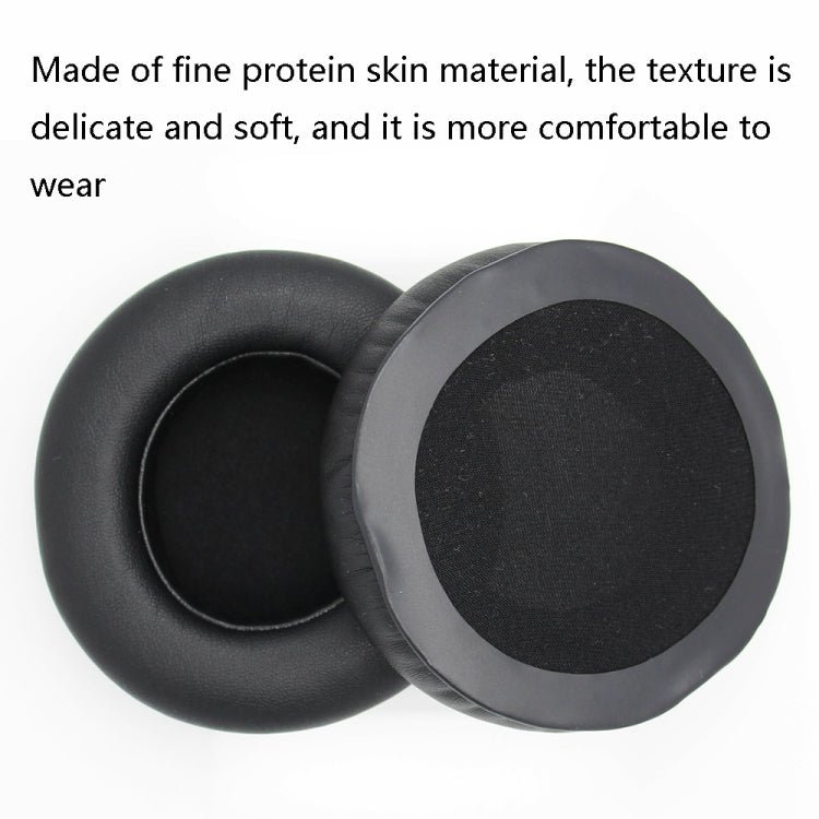 1 Pair Thicken Sponge Headset Set 90mm Earmuffs For Kraken 7.1 V2 Pro, Black, Orange