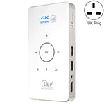 C6 2GB+32GB Android Smart DLP HD Projector Mini Wireless Projector, US Plug (Black), EU Plug (Black), UK Plug (Black), AU Plug (Black), US Plug (White), UK Plug (White), AU Plug (White)