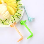 Carrot Spiral Slicer Vegetable Potato Cutter, Carrot Spiral Slicer (Blue)