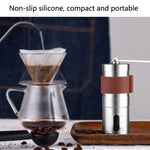 Portable Hand Crank Coffee Machine Stainless Steel Manual Grinder, Medium