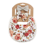 Baby Linen Cotton Printed Double-sided Saliva Towel Headband Set, DP021-1, DP021-2, DP021-3, DP021-4, DP021-5, DP021-6, DP021-7, DP021-13, DP021-9, DP021-10, DP021-11, DP021-12