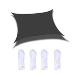 Outdoor Garden Sunshade Sail Waterproof Anti-UV Canopy, Size: 5m x 5m, 5m x 5m