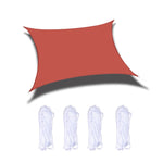 Outdoor Garden Sunshade Sail Waterproof Anti-UV Canopy, Size: 5m x 5m, 5m x 5m