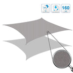 Triangle Outdoor Garden Sunshade Sail Waterproof Anti-UV Canopy, Size: 3m x 3m x 4.3m, 3m x 3m x 4.3m