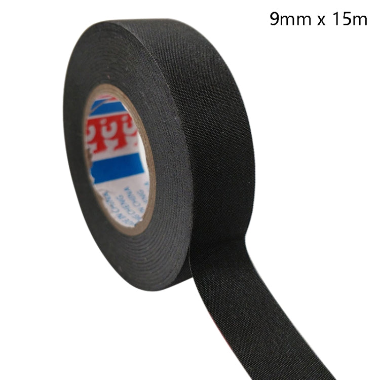 Automotive Wiring Harness Flannel Tape High Temperature Resistant And Waterproof Wire And Cable Insulation Tape, Size: 9mm x 15m, 9mm x 15m, 15mm x 15m, 19mm x 15m, 25mm x 15m, 32mm x 15m, 9mm x 25m, 15mm x 25m, 19mm x 25m, 25mm x 25m