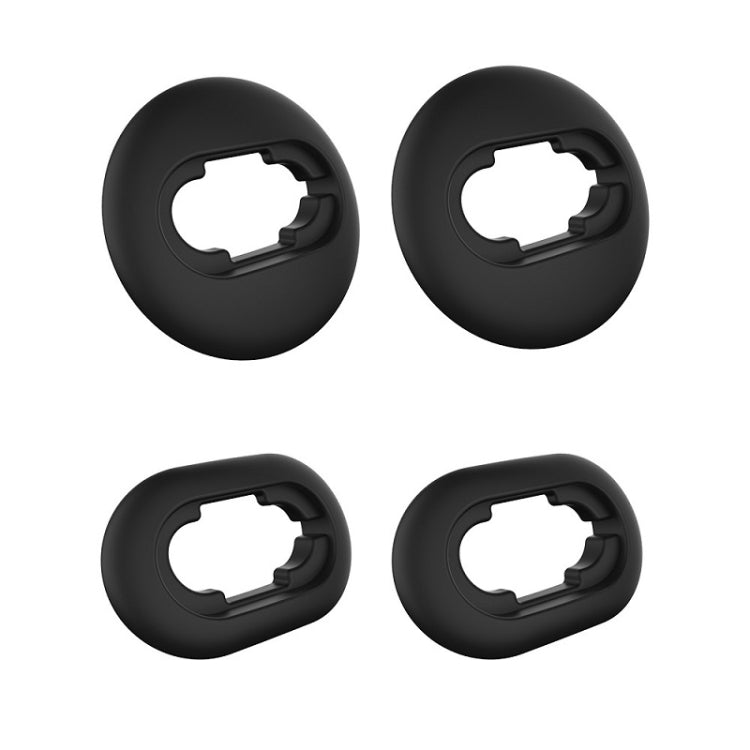 2 Sets Bluetooth Earphone Silicone Earplug Caps For Samsung Galaxy Buds Live, Black-2 Pairs, Red-2 Pairs, Brown-2 Pairs, White-2 Pairs