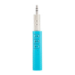 3.5mm Lavalier Bluetooth Audio Receiver with Metal Adapter, H-139 Black, H-139 Blue, H-139 Red, H-139 White, H-139 Green