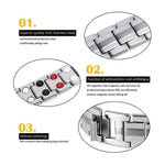 Double Row Magnet Magnetic Therapy Bracelet For Men, Colour: Bronze Full Magnet, Black, White, Gold, Black Full Magnet, Bronze Full Magnet