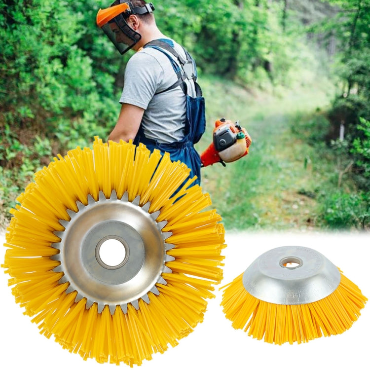 8 Inch Nylon Wire Weeding Machine Head Bowl Type Weeding Brush, 8 Inch Weeding Brush