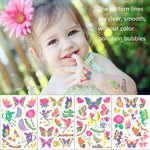 10 PCS Children Water Transfer Fresh Butterfly Bronzing Tattoo Stickers Cartoon Cute Metal Tattoo Stickers, WE-037, WE-038, WE-039, WE-040