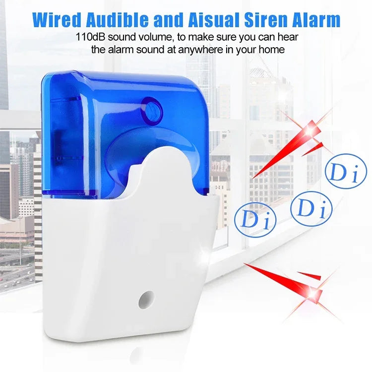 LY-103 Sound And Light Alarm Emergency Call For Help Connection Type Alarm, 24V (Red), 24V (Blue), 12V (Red), 12V (Blue)