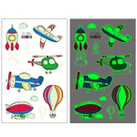 20 PCS Waterproof Children Luminous Cartoon Transport Car Tattoo Sticker, Ei-261, Ei-262, Ei-263, Ei-264, Ei-265, Ei-266, Ei-267, Ei-268, Ei-269, Ei-270, Ei-271, Ei-272, Ei-273, Ei-274, Ei-275, Ei-276