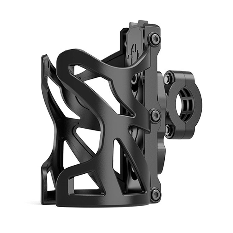 SMCP5456 Motorcycle Drink Holder Bicycle Cup Rack Kettle Frame Modified Accessories, With Pipe Clamp (Black)