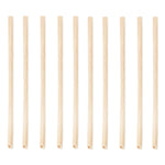 10 PCS Juice Coffee Pearl Milk Tea Natural Degradable Bamboo Straw, Style:, 20cm Flat, 20cm Oblique