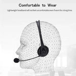 SOYTO SY490 Teaching Office Network Class Student Education Computer Headset, Style:, Double Ear Black Separation USB