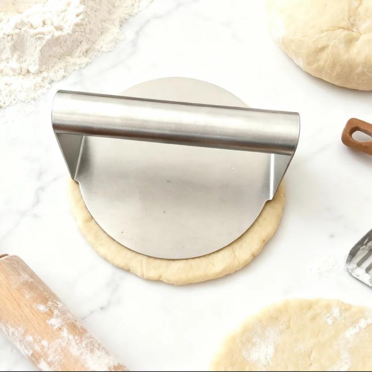 Stainless Steel Hamburger Manual Meat Press, Specification: Circular, Circular, Square