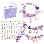 TZ-05 63 In 1 Colorful Crystal Cartoon DIY Jewelry Children Bracelet, 63 In 1(Purple Suit), 63 In 1(Red Suit), 63 In 1(Green Suit), 63 In 1(Color Suit)