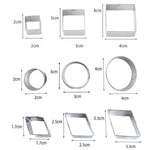Stainless Steel Biscuit Mold, 30 PCS / Set, 27 PCS / Set