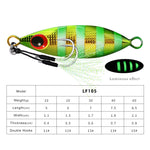 PROBEROS LF105 Sea Fishing Metal Road Bait, 10g, 20g