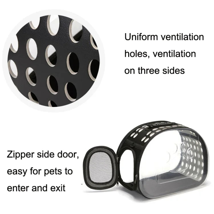 Pet Transparent Space Capsule Outing Package, Size:, Small, Large