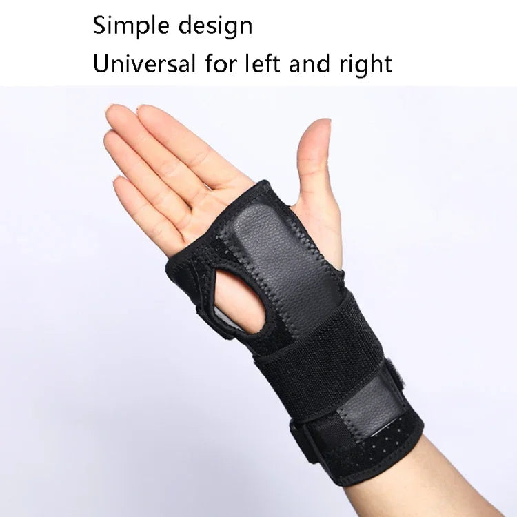 Fixed Strip Steel Plate Support Wristband, With Steel Plate