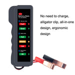 12V Automotive Battery Tester Fault Diagnosis Instrument, Clip