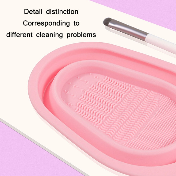 Silicone Makeup Brush Puff Cleaning Pad