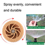 Internal Thread Sprinkler Green Lawn Sprinkler Irrigation 4 Points Adjustable Scattering Sprinkler, Internal Thread Sprinkler, External Thread Sprinkler, Sprinkler + Ground Plug, Sprinkler + Ground Plug + Quick Connect