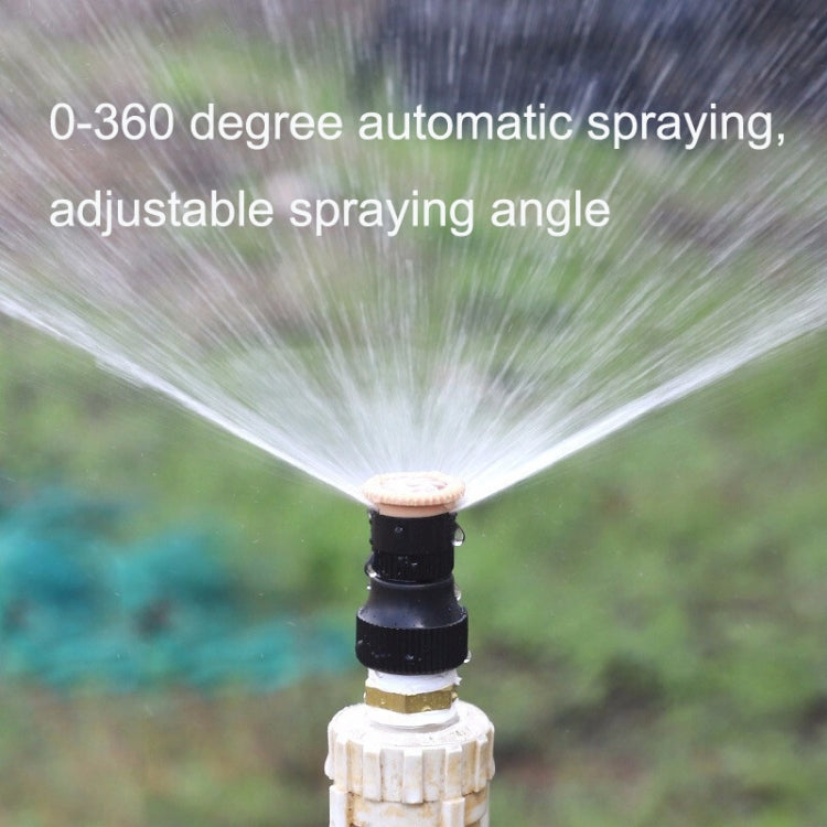 Internal Thread Sprinkler Green Lawn Sprinkler Irrigation 4 Points Adjustable Scattering Sprinkler, Internal Thread Sprinkler, External Thread Sprinkler, Sprinkler + Ground Plug, Sprinkler + Ground Plug + Quick Connect