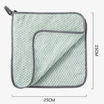4pcs Hand Towel Hangable Dishcloth Kitchen Rag Non-Stick Oil Absorbent Towel