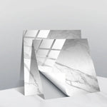 PVC Crystal Covered Film Geometric Pattern Tile Wall Sticker, 20 PCS 15cm