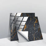 PVC Crystal Covered Film Geometric Pattern Tile Wall Sticker, 20 PCS 15cm
